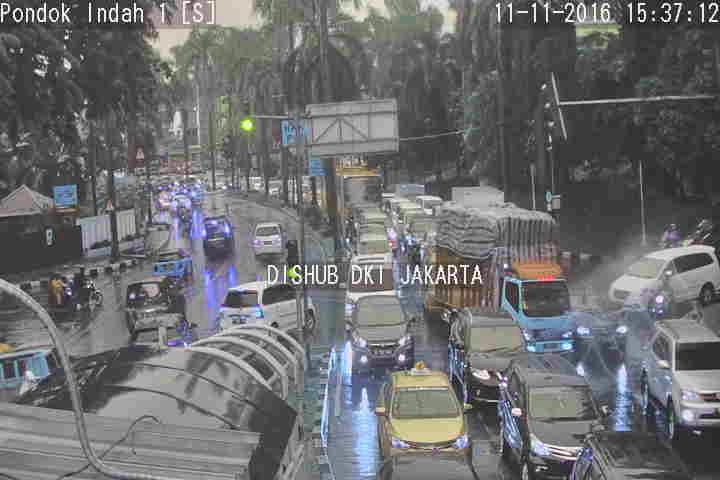 Contoh rekaman CCTV Transjakarta halte Pondok Indah 1